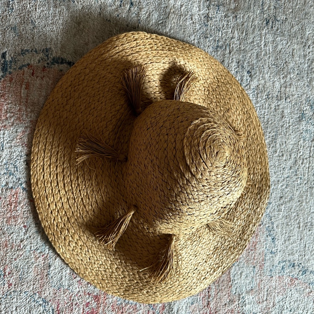 Beach Hat with Tassels